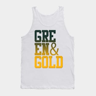 Green & Gold Tank Top